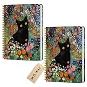 2 Packs Cat Spiral Notebook Pretty Aesthetic College Ruled Journaling Notebooks Cat Themed Gifts for Women Mom Teacher Friend Journals for Writing Notebook Journal Office Classroom Home Supplies