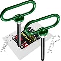 2 Packs Magnetic Hitch Pin, 1/2 Inch Lawn Mower Trailer Hitch Pins