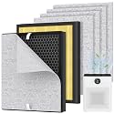 2 Packs PR1 Pet Mode Replacement Filter Compatible with MOOKA PR1 Air Purifier for Home Large Room up to 2200sq.ft, Absorb Pet Dander, Fur and Smoke