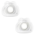 2 Packs Reliable Silicone Cushion for AirFit F40 Full Face Replacement Cushion (Small Wide)