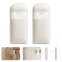 2 Packs Space Saving Garment Bag with Self Compression Zipper, Travel Use