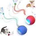 2 Packs Speed 2.0 Tail Interactive Cat Toys for Indoor Cats, Moving Cat Toy
