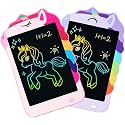 2 Packs Unicorn Toys LCD Writing Tablet for Girls, Colorful Drawing Board