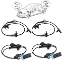 2 Pair ABS Sensors Front Rear 20938121 15229012 Compatible with Chevrolet Silverado 1500(2007-2013),GMC Sierra 1500(2007-2013) Wheel Speed Sensor ALS1757 ALS1465