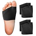 2 Pairs Metatarsal Pads Women and Men, Fabric Metatarsal Pads with Gel Pads, Metatarsalgia Insoles Provides Relief for Sesamoiditis, Metatarsalgia, Morton's Neuroma Metatarsal Gel Pads (XL, Black)
