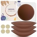 2 Pairs Nipple Covers for Women with Storage Board, Silicone Reusable Sticky Nipple Pasties Ultra-Thin, Invisible