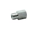 2 Pcs 1/4" NPT Pipe Female x M14 x 1.5 Male Metric Gauge Sensor Adapter Stainless 304