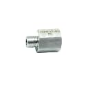 2 Pcs 1/4" NPT Pipe Female x M10 x1 Male Metric Gauge Adapter Stainless 304