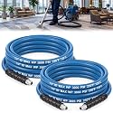 2 Pcs 1/4" X 25' Blue Carpet Cleaning Solution Hose, Regular