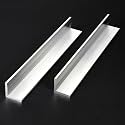 2 PCS 1.5" x 1.5"x 1/5" Aluminum Angle 6061, 13Inch Aluminum Angle Stock, T6511 Mill Stock, 5mm Thick