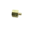2 Pcs 1/8" NPT Pipe Female x M6 x1 Male Metric Gauge Adapter Brass