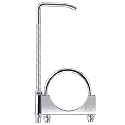 2 Pcs 2.5 Inch Universal Exhaust Clamp with Hanger