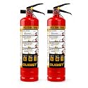 Ougist Home Fire Extinguisher, 2.5 lb ABC Dry Chemical 1-A:10-B:C, 2 Pack