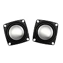 2 Pcs 2 Inch Square Speaker 50 mm Diameter 4 Ohm 3W for DIY Bluetooth Speaker, DIY Audio Kits etc.