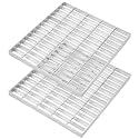 2 Pcs 20"x20" Hot-dip Galvanized Steel Drain Cover Outdoor