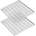 2 Pcs 28"x28" Hot-dip Galvanized Steel Drain Grate Cover Outdoor
