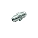 2 Pcs 3/8" Male JIC 37° (9/16"-18) x 3/8" Male JIC 37° (9/16"-18) Flare Straight Union Adapter Hydraulic Fitting