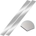 2Pcs 304 Stainless Steel Sheet Metal Gap Filler Trim Strip (30"x 1"x 0.04")