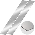 2Pcs 304 Stainless Steel Sheet Metal Gap Filler Trim Strip (30"x 3" x0.04")