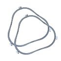2 Pcs 7.48 Inch W11252182/8206227 Microwave Turntable Support Ring Triangle, Glass Tray Support Replacement Part, Replacement Inner Ring Compatible for Whirlpool Microwave Parts