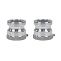 2 pcs Aluminum cam lock fittings (2" Part A) cam groove hose fitting camlock fittings, Male Adapter Female NPT Thread camlock fitting (2‘’)