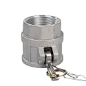 2 pcs Aluminum Camlock (2" part D) Cam & Groove Hose Fittings, cam Lock Fittings Female Coupler x Female NPT Thread cam Lock Fittings camlock Coupling (2'')