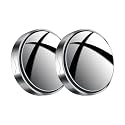 2 Pcs Blind Spot Mirrors for Tesla Model 3 Model S Model X Model Y 360°Rotatable Waterproof Convex Rear View Mirror Maximize RearView for All Cars Traffic SafetyC