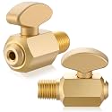 2 Pcs Brass Air Tank Drain Valve, 1/4 Inch NPT Male