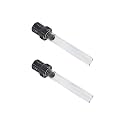 Ohleats 2PCS Breather Hose Gas Fuel Tank Cap, Two Way Valve, Black