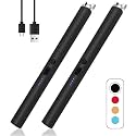 2 PCS Candle Lighter,Windproof Flameless Rechargeable Electric Lighter