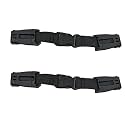 2 Pcs Chest Harness, Anti-Slip Chest Guard, Anti-Escape Strap Lock, Compatible with Car Seats, Strollers, High Chairs, Carriers & Backpacks (Black)