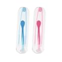 2 Pcs Contact Lens Tools with Tweezers and Suction Stick, Lens Applicator Tool Set,Eye Lens Care Kit for Daily Use and Travel, includ Blue and Pink
