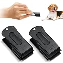 2 Pcs Dog Training Clicker Brass Cricket for Dogs Cats, Black
