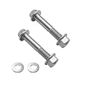 2 Pcs Front Lower Shock Mount Bolts Kit Fits for Toyota Sequoia 2001-2007 Tacoma 1995-2004 Tundra 2000-2006, Suspension Shock Absorber Mount Hardware Set