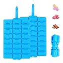2 PCS Silicone Molds,Dog Treat Molds for Baking,Non-Stick Gummy Molds,Silicone Dog Bone Molds for Chocolate, Candy,Pudding, Jelly,Ice Cube,Biscuits,Puppy Dog Treats Mold