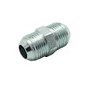 2 Pcs 5/8" Male JIC 37° (7/8"-14) x 5/8" Male JIC 37° (7/8"-14) Flare Straight Union Adapter Hydraulic Fitting