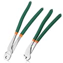 2 PCS J-Clip Pliers Set, Heavy Duty Cage Building Pliers, Wire Clip Plier with Comfortable Grip, Ergonomical Straight &amp; Curved Nose J-Plier for Building Rabbit Cages, Coops and More