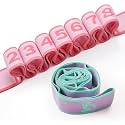 2 PCS Kids Stretching Strap - 8-Loop Adjustable Stretch Bands for Dance, Ballet, Yoga, Gymnastics Workout, Children‘s Fitness Equipment, Stretching Resistance Bands and Home Flexibility Training