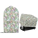 2 Pcs Kitchen Appliance Dust Cover with Drawstring Hem Stand Mixer Food Processor Blender and Toaster Oven Bread Maker Machine Protector Covers Easter Floral Bunny