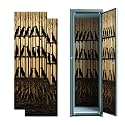 2 Pcs Locker Magnetic Wallpaper Mystic Black Crows Perched Branches Forest Landscape 12" x 36" Wall Magnetic Sticker Removable Locker Accessories Decor Easy Install for Office School