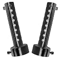 2 Pcs Motorcycle Exhaust Silencer Motorbike Muffler Insert Baffle Silencer Universal (black-48mm,2Pcs)