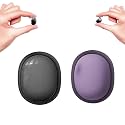 2 PCS NE76 Sleep Earbuds, Ultra-Mini Side Sleeper Earbuds 3g with ENC Mic, AI Translation Earbuds Real Time, 150-Language Translator, Wireless Headphones for Travel &amp; Busines(Black+Purple, 2)