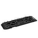 2 pcs Off Road Traction Boards, Recovery Tracks Traction Mat for Vehicle Truck Jeep SUV, Mud, Snow, Maximum Load Capacity: 10 Tonne, Black 42.1"x12.2"x2.8" Nylon,-1097