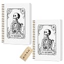 Gothic Goth Skull Spiral Notebook Journal Gifts for Women Teacher Friend