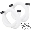 2 Pcs Pool Hoses for Above Ground Pools, 1.5" Dia 59" L Filter Pump Hose