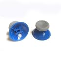 2 PCS Replacement Analog Thumbstick Covers for Xbox ONE, ONE S Slim, X, PS4 Controller (Blue)
