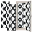 2 Pcs School Locker Magnetic Wallpaper 12" x 36" Decorative Magnetic Locker Wallpaper Removable Locker Accessories for Girls Boys
