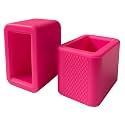2 PCS Seat Belt Buckle Holder, Silicone Auto Rear Seatbelt Buckle Booster- Keep Upright and Stable, Suitable for Kids