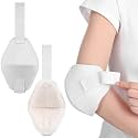 2 Pcs Sheepskin Elbow Cushion for Elderly Elbow Pad, White