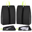 2 Pcs Smell Proof Cleat Bag for Travel,Black